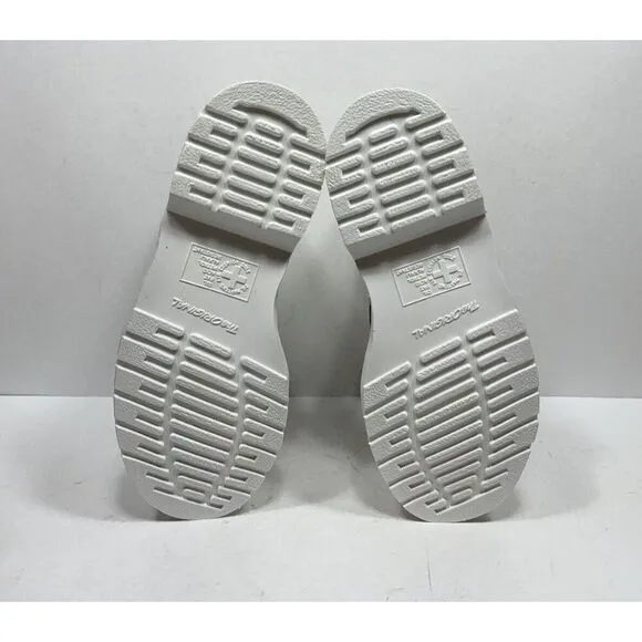 RARE Dr. Martens Mono Smooth 1460 Leather Combat Boots Women's Sz 7 White 14357