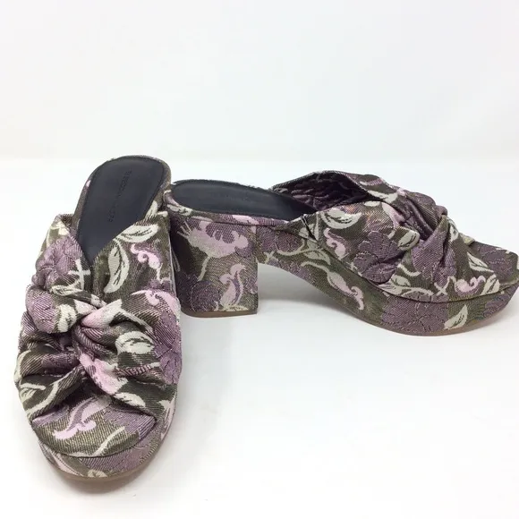 REBECCA MINKOFF Jaden Floral Platform Sandals