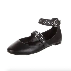Rebecca Minkoff ‘Rachel’ Grommet Buckle Ballet Flats
