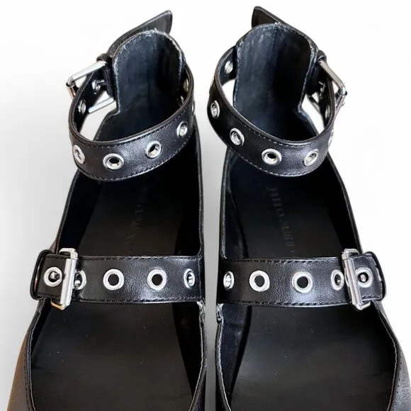 Rebecca Minkoff ‘Rachel’ Grommet Buckle Ballet Flats