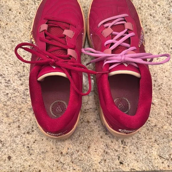 Red and Purple Sneakers