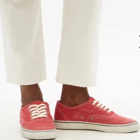 Re/done 70s low top skate shoe Red size 38