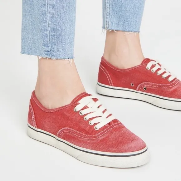 Re/done 70s low top skate shoe Red size 38