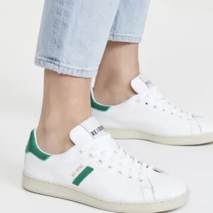 Redone 70s Sneaker Tennis Shoe Green   White Sz 40 10