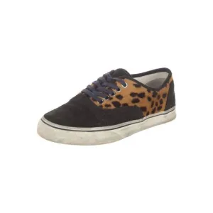 RE/DONE NIB 70s Low Top Skate in Leopard Calf Hair Size EU 36/US 6