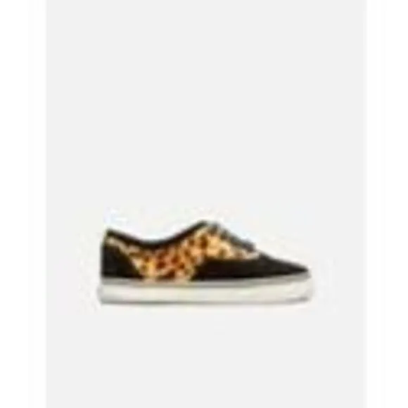 RE/DONE NIB 70s Low Top Skate in Leopard Calf Hair Size EU 36/US 6
