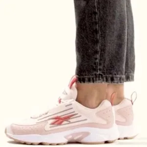Reebok - “Classics Dmx Series 2K” Trainer Sneakers in Pale Pink - Size 7.5, Pink