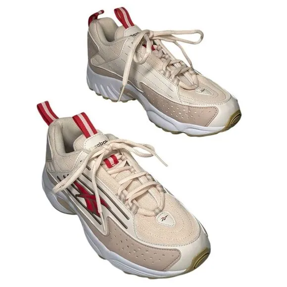Reebok - “Classics Dmx Series 2K” Trainer Sneakers in Pale Pink - Size 7.5, Pink