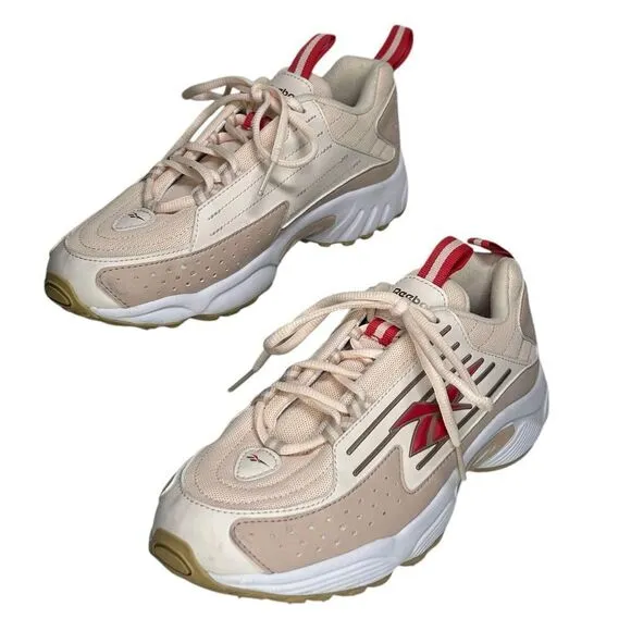 Reebok - “Classics Dmx Series 2K” Trainer Sneakers in Pale Pink - Size 7.5, Pink