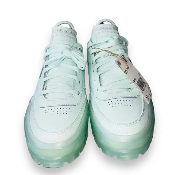Reebox Club C x Cardi B Aqua Dust Platform Sneakers GX2909 Youth 5.5 Women's 6.5