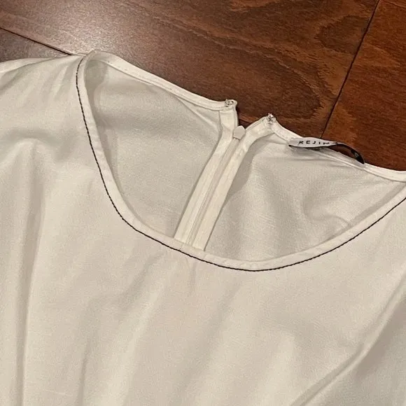 Rejina Pyo Irene White Linen Corset Dress, Size 10