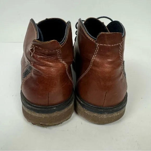 Rieker Brown Leather Chukka Chelsea Boots