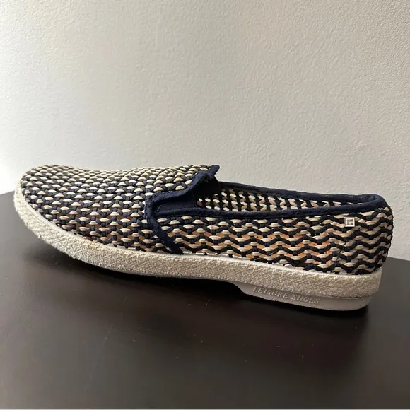 Rivieras Woven Leather Loafers