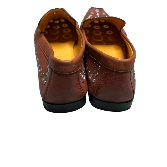 Robert zur grommet leather slip on flats 8.5 NARROW