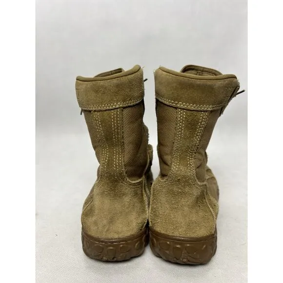 Rocky Mens S2V Tactical Special Ops Combat Boots Coyote Brown Leather Size 9.5 M