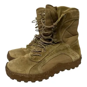 Rocky Mens S2V Tactical Special Ops Combat Boots Coyote Brown Leather Size 9.5 M