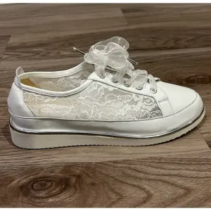 Ron White Novalee Lace Panel Lace Up Sneakers