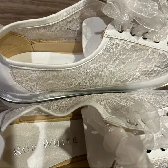 Ron White Novalee Lace Panel Lace Up Sneakers