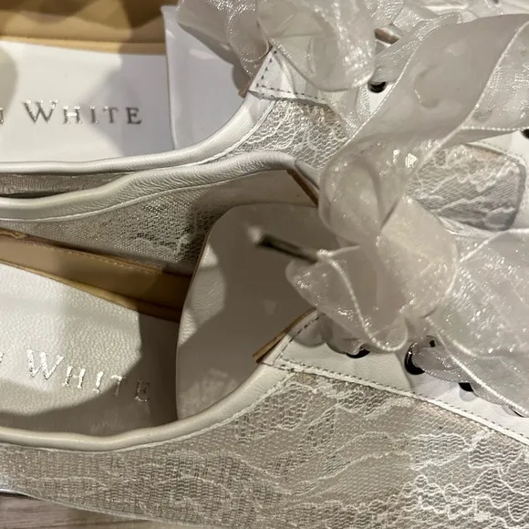 Ron White Novalee Lace Panel Lace Up Sneakers