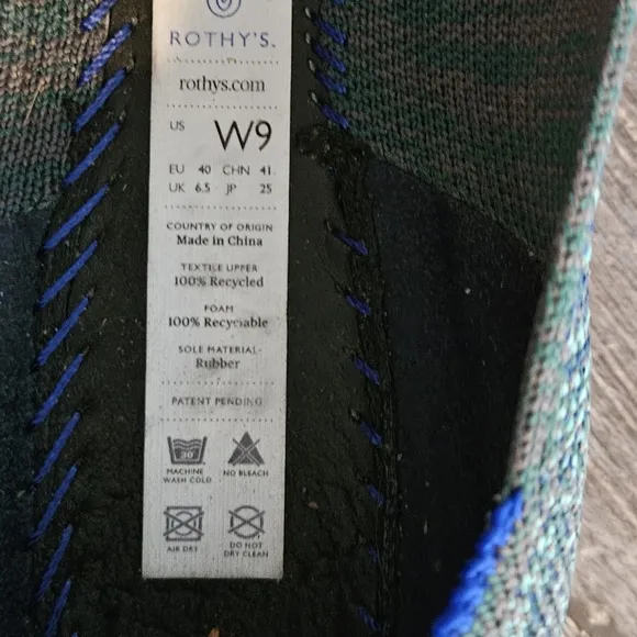 Rothy's aqua rare pointed flats