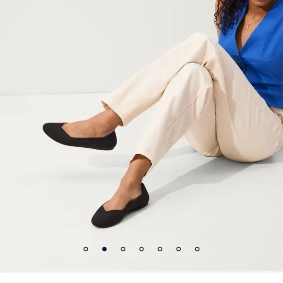 Rothy's Black Flats Size 10