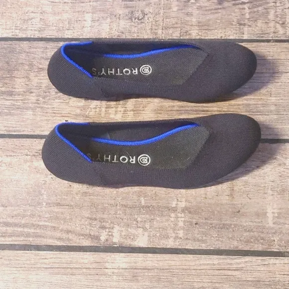 Rothy's Black Flats Size 10