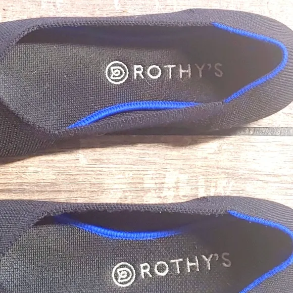 Rothy's Black Flats Size 10