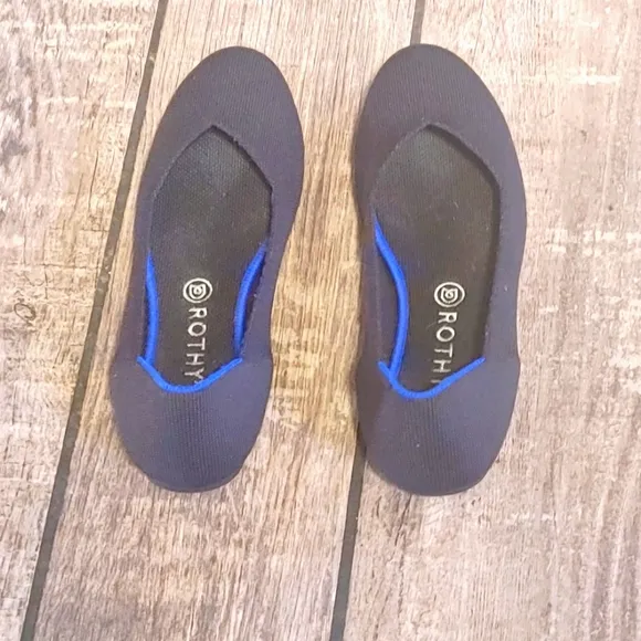 Rothy's Black Flats Size 10