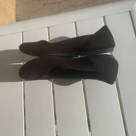 Rothy’s black round toe flats size 6.5