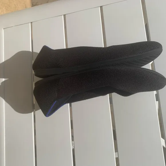 Rothy’s black round toe flats size 6.5