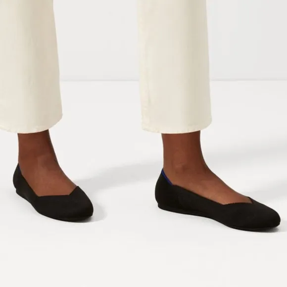 Rothy’s Black The Flat Rounded Toe