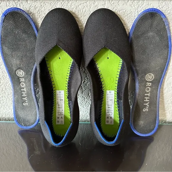 Rothy’s Black The Flat Rounded Toe
