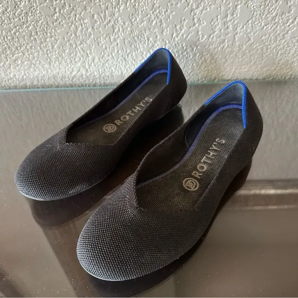 Rothy’s Black The Flat Rounded Toe