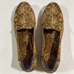 Rothy’s Bronze Python Size 11 Flats Round Toe Women’s