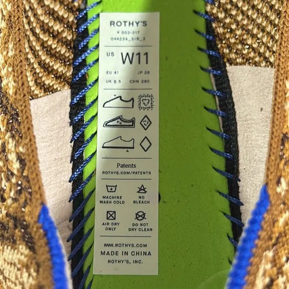 Rothy’s Bronze Python Size 11 Flats Round Toe Women’s