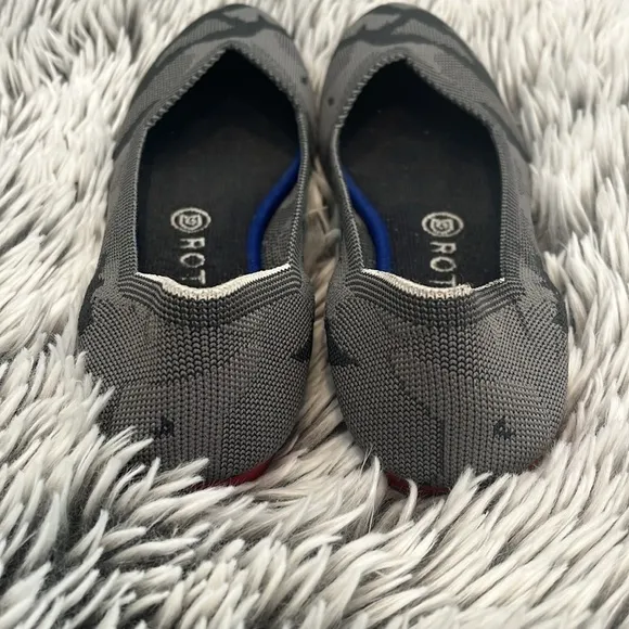 ROTHY'S Gray Camo Flats Size 8