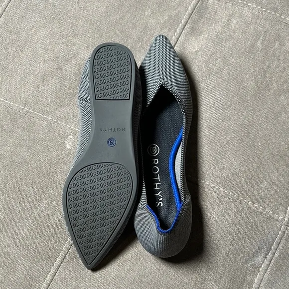 Rothy's Gray Slip-On Flats Versatile Comfort