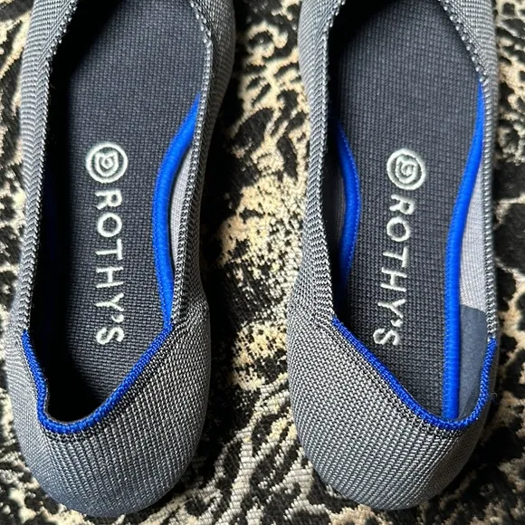 Rothy's Gray Slip-On Flats Versatile Comfort