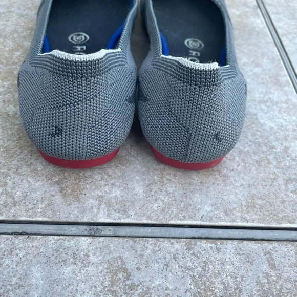 Rothy's Grey Camo Round Toe Flats