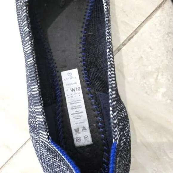 Rothy's Heather Granite Pointed Toe Flats Size 10