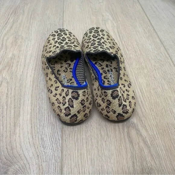 Rothy's leopard loafer round toe flats