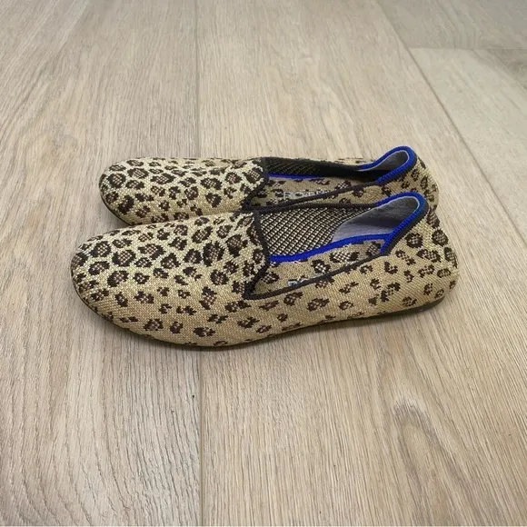 Rothy's leopard loafer round toe flats