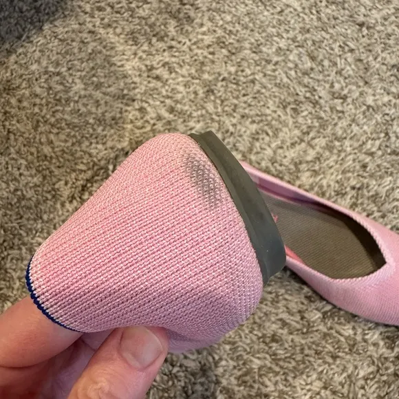 Rothy's Light Pink Ballet Begonia Women's Flats Shoes Round Toe 8.5 Retired