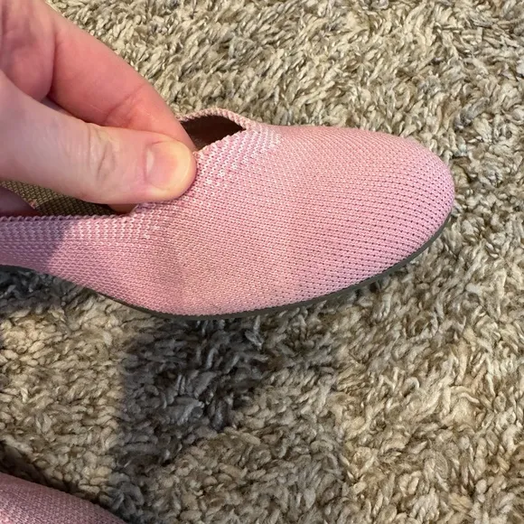 Rothy's Light Pink Ballet Begonia Women's Flats Shoes Round Toe 8.5 Retired