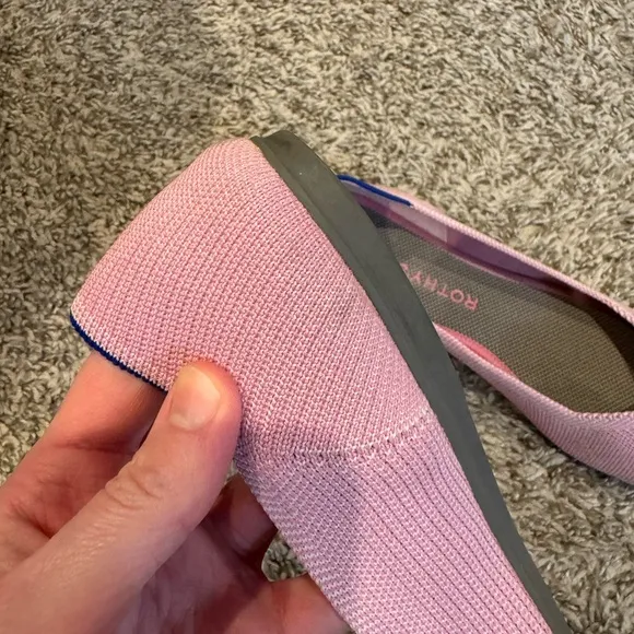 Rothy's Light Pink Ballet Begonia Women's Flats Shoes Round Toe 8.5 Retired