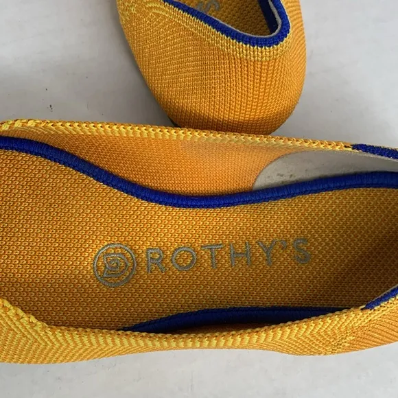 Rothy’s marigold round toe flats