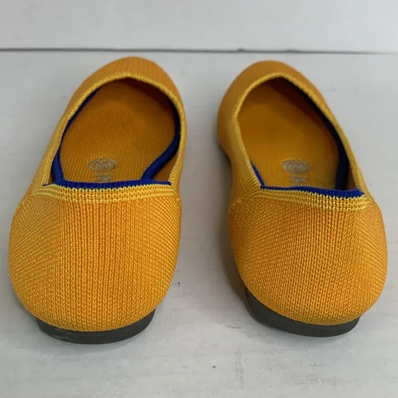 Rothy’s marigold round toe flats