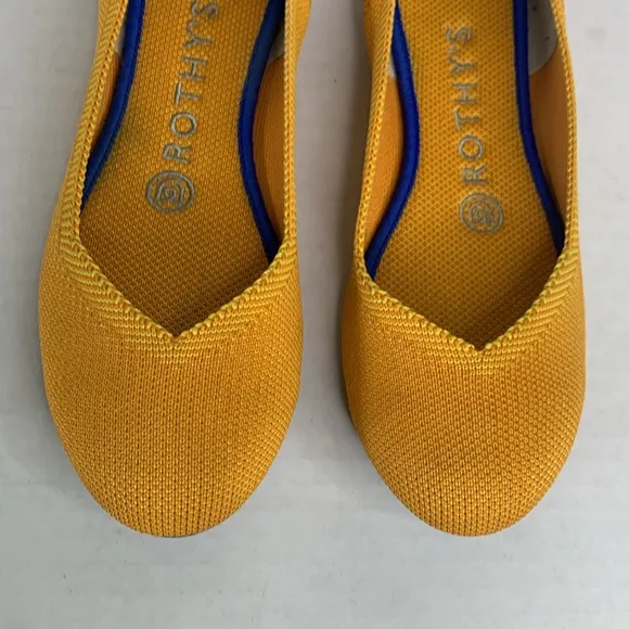 Rothy’s marigold round toe flats