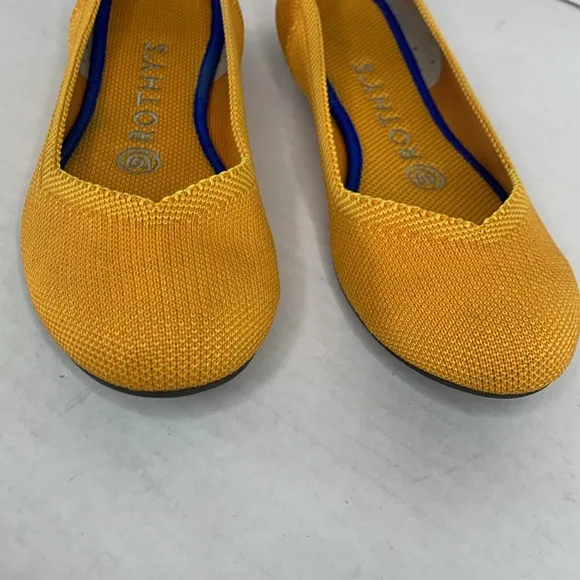 Rothy’s marigold round toe flats