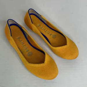 Rothy’s marigold round toe flats